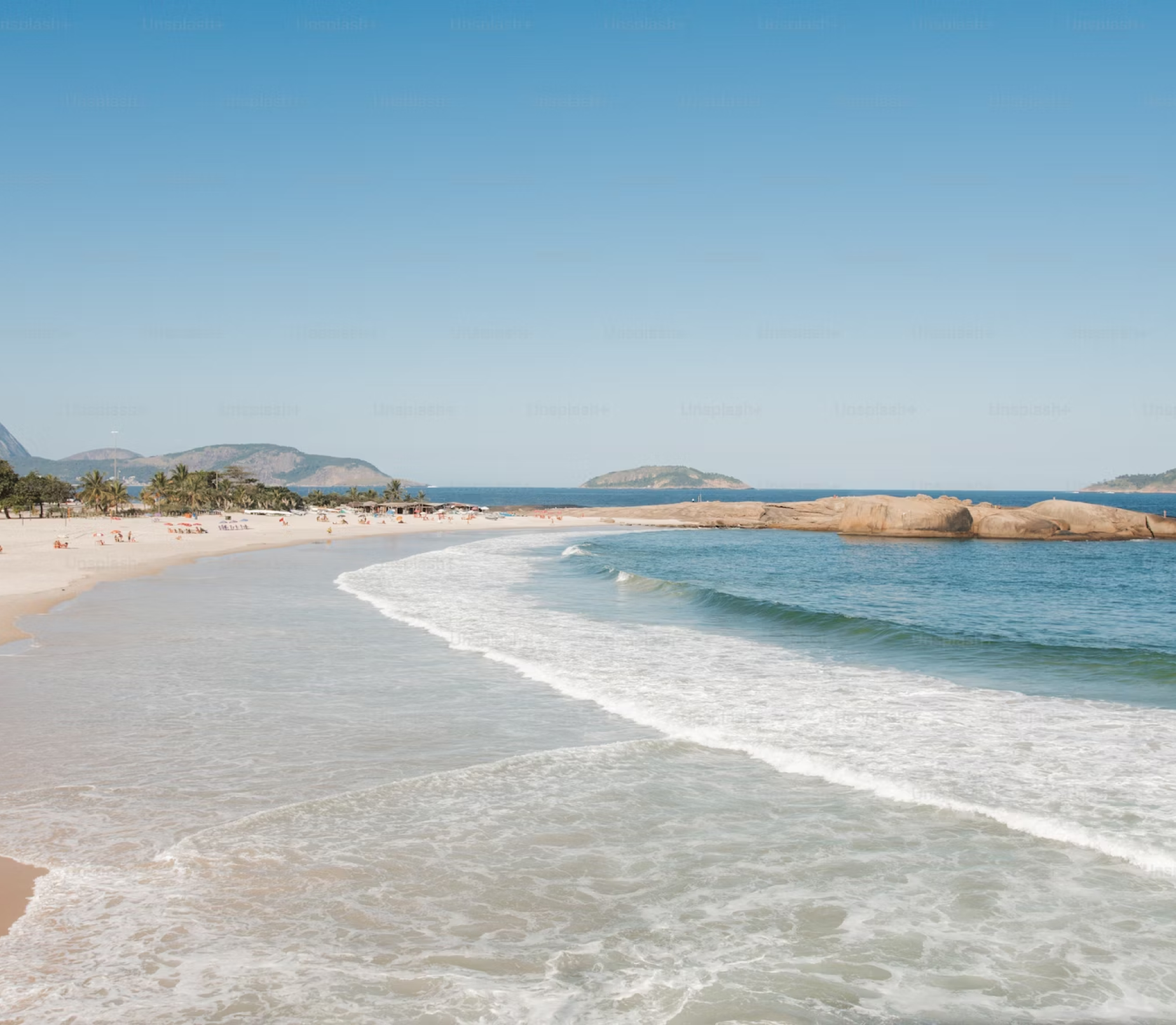 Cruise ship on the ocean